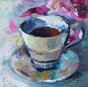 Abstraction-coffee-acrylic