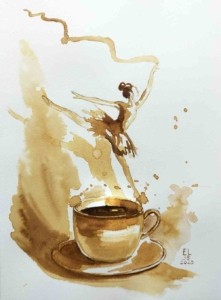 Painting-with-a-coffee-ballerina